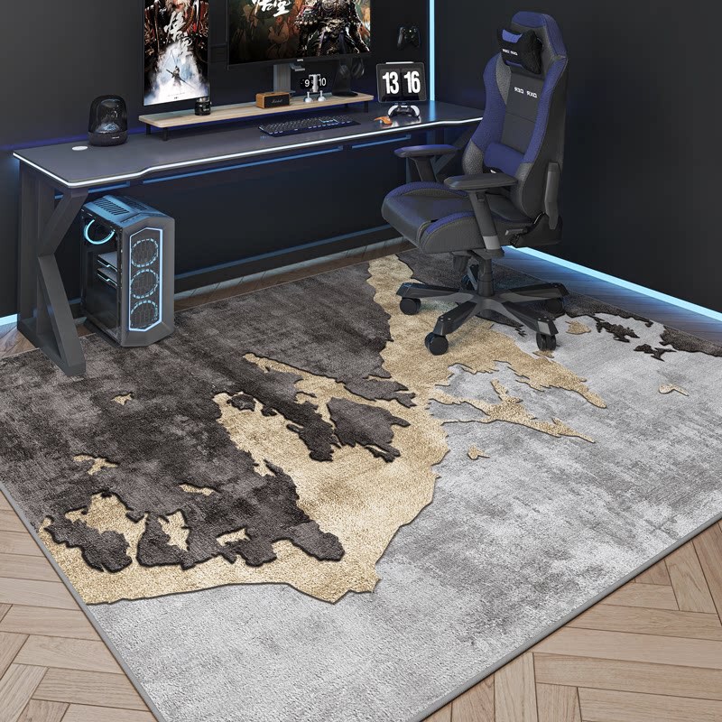 E-sports room carpet, computer chair floor mat, swivel chair, e-sports chair, water-absorbent, quick-drying, non-slip mat, home-use, dirt-resistant, soundproof mat E-sports room carpet, computer chair floor mat, swivel chair, e-sports chair, water-absorbent, quick-drying, non-slip mat, home-use, dirt-resistant, soundproof mat