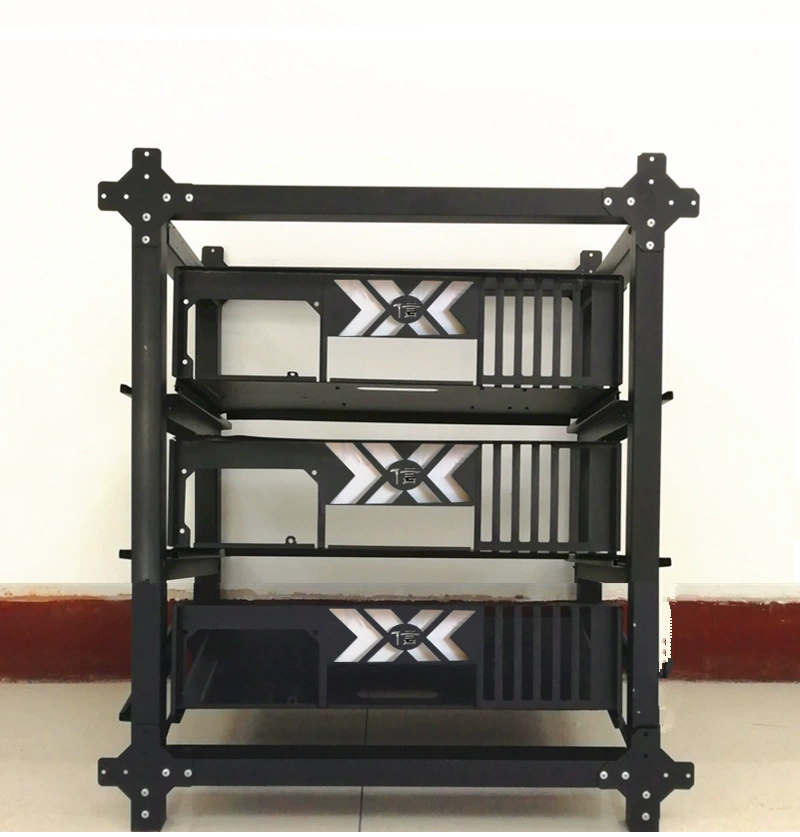 Open rack itx equipment dual-way chassis studio rack switching game room