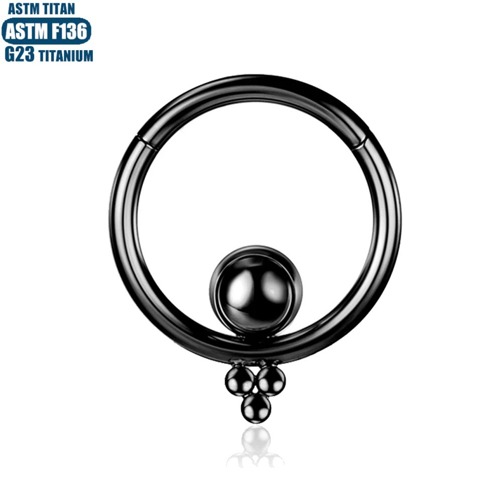 Pointed titanium steel lip stud product view