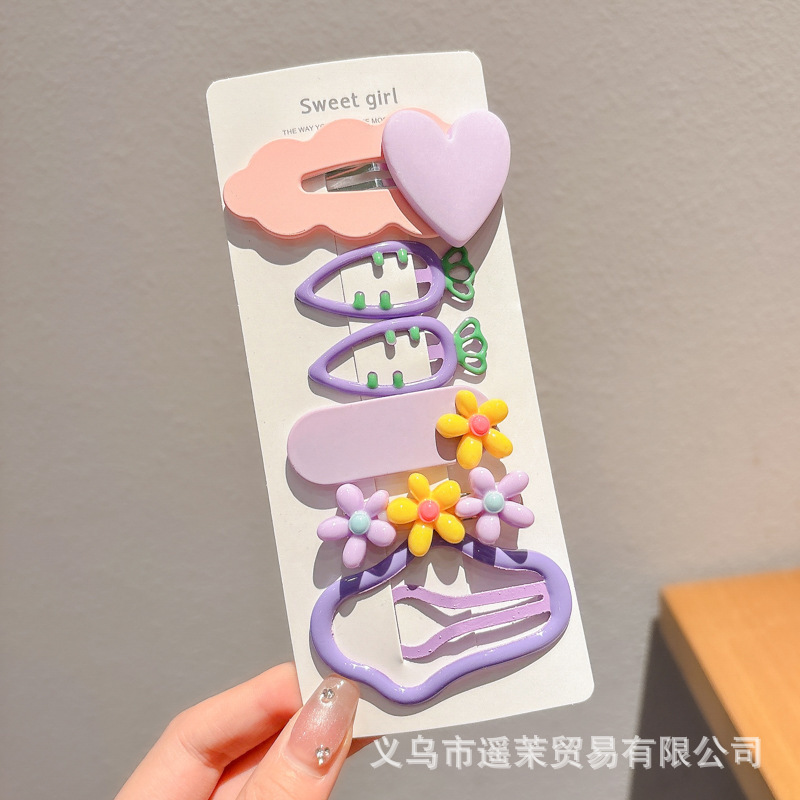 多巴胺儿童发夹女前额刘海夹鸭嘴夹头饰发卡碎发侧边卡子发饰夹子|undefined