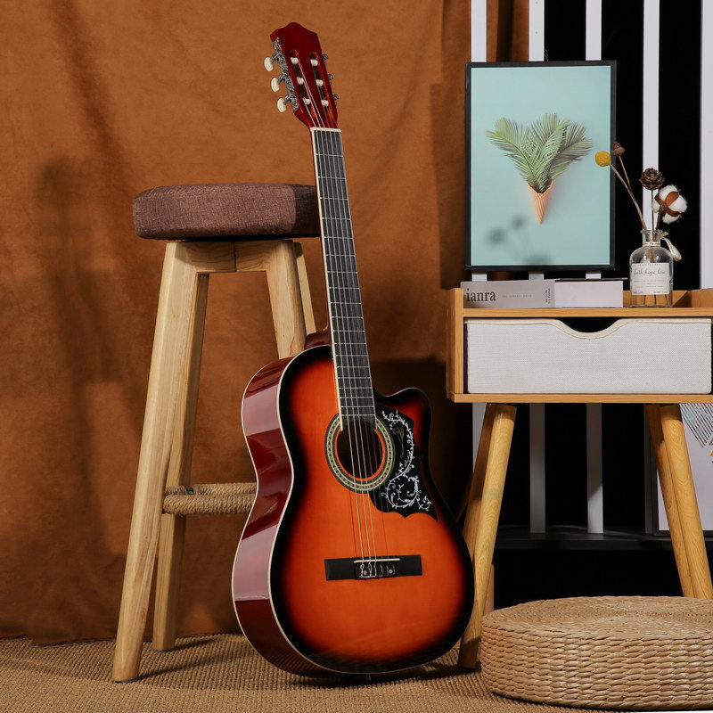 Guitarra clásica de 39 pulgadas Guitarra clásica al por mayor Introducción Guitarra de madera Cuerdas de nylon Clásico image 2