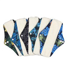 现货竹纤维拼接可洗防水布制老年人卫生巾女性卫生护垫棉柔姨妈巾