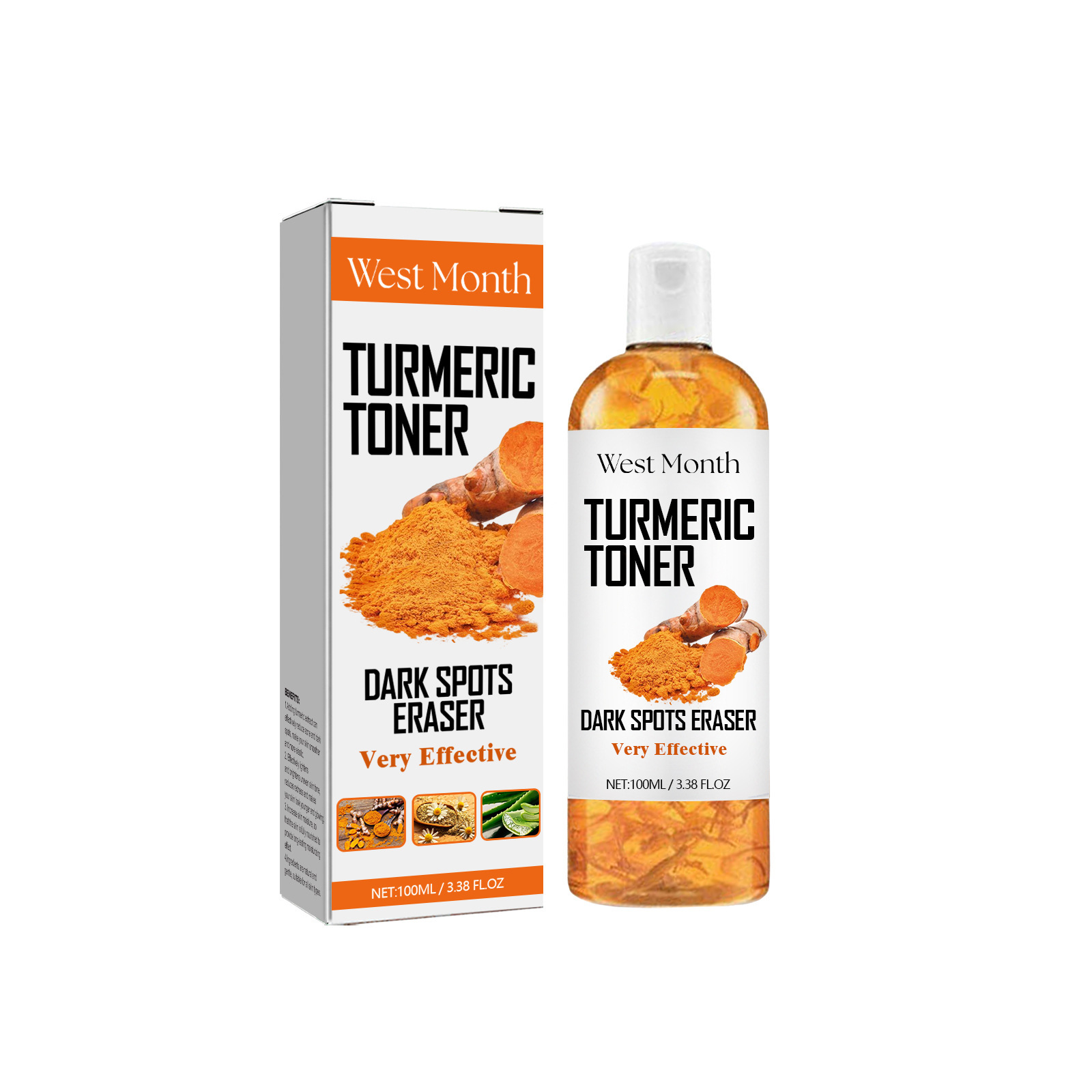 West&Month Turmeric Toner Deeply Hydrating and Moisturizing Facial Skin Toner