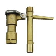 园林绿化取水阀快速取水器6分一寸25草地埋式地插杆塑料铜方便体