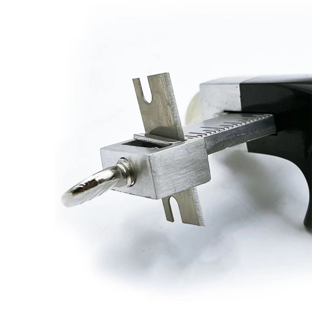 Máquina de corte de correa DIY mango de aluminio máquina de corte de correa cortador de cuero cortador de cuerda de cuero herramienta cortador