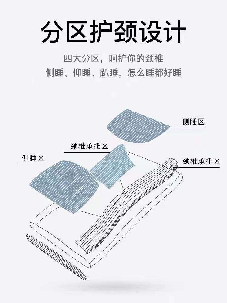 Knitted massager, night children's pillowcase, soft pillow, wholesale, 3D, with neck protection