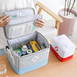 大容量医药箱家用便携家庭收纳医药箱急救箱多功能分层药品医疗箱