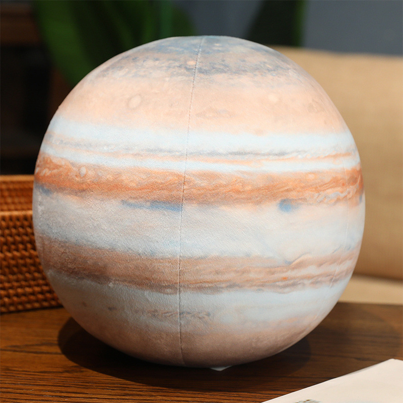 Nuevo sistema solar creativo ciencia popular planeta luna almohada tierra luna martian simulación de juguetes de peluche planeta