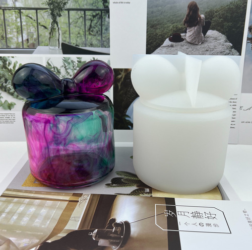 Fat Yaya diy silicone mold cute style super high lens bow new year style silicone mold