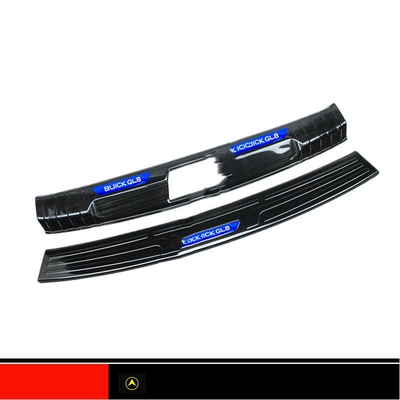 Travel 28t Guard Plate | Dekorativ pedal başlıqları - sku44-25s-28t-black-titanium-blue-label-built-in-external-rear-guard-2-pieces