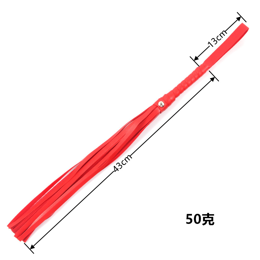 Suministros para adultos negro pequeño látigo juguetes sexuales femeninos entrenamiento femenino látigo de cuero SM equipo criminal Butt Whip