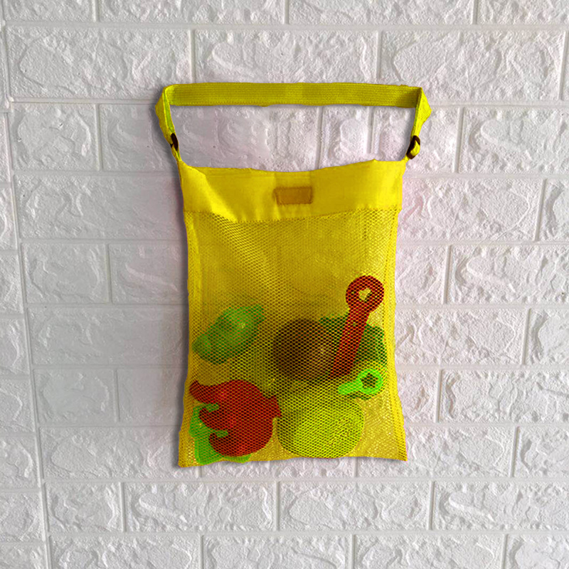 Fábrica al por mayor de múltiples capas de los niños bolsa de almacenamiento de juguete plegable bolsa de almacenamiento portátil bolsa de arena herramienta de excavación bolsa de red