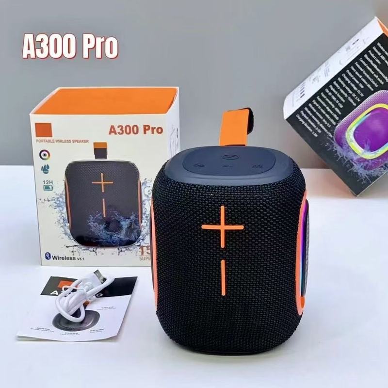A300 新しい Bluetooth スピーカークリエイティブギフトミニカードカラフルな眩しい RGB ポータブルサブウーファー Bluetooth スピーカー|undefined