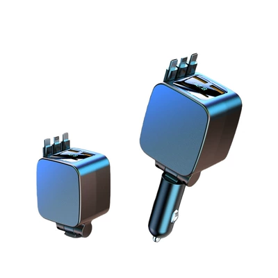 and Built-In Retractable Cable, Suitable for | Mobil şarj cihazları