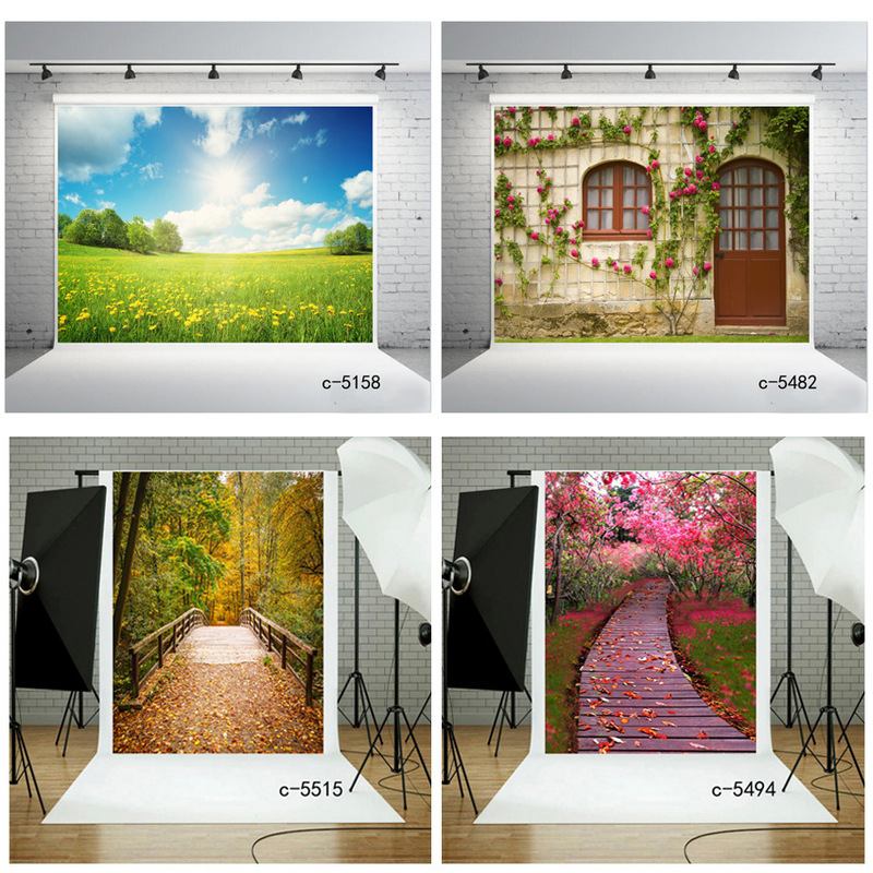 Cross-border Photography Background Cloth Amazon Festival Celebration Banner Nature Outdoor Landscape Video Background Wall