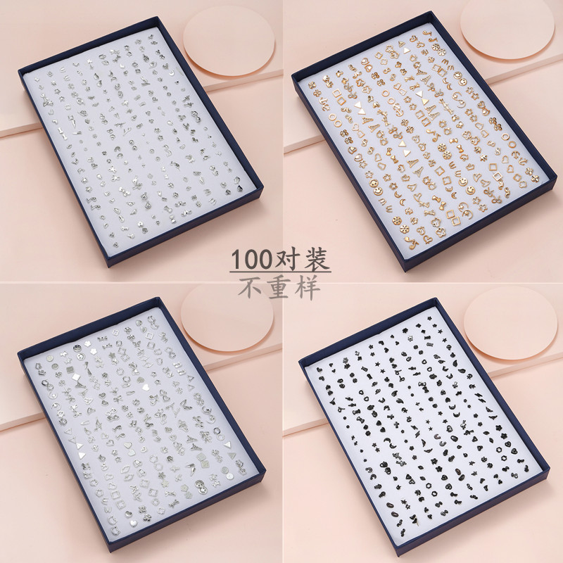 Gift box foreign trade earrings new styl...