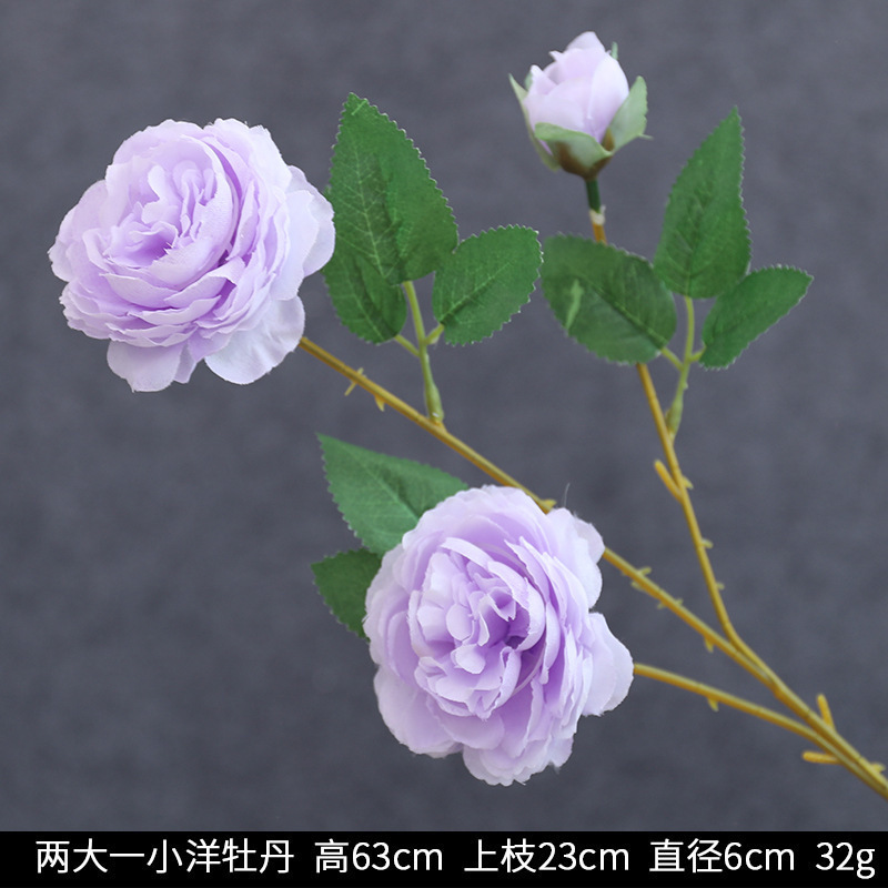 紫色の造花ブーケ結婚式結婚式シーン会場レイアウト小道具装飾造花卸売|undefined