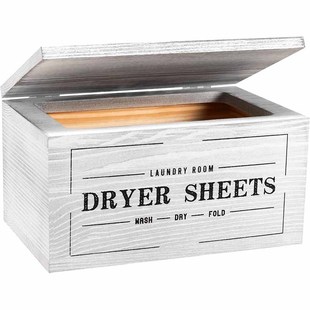 Customized Wooden American Country Portable Laundry Room Decoration Drying Paper Towel Wooden Box Wooden Detergent Storage