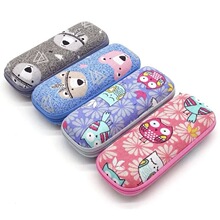 儿童卡通太阳镜EVA近视镜眼镜盒时尚拉链便携实用抗压耐用眼镜盒