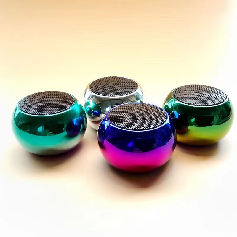 M3ソース工場直販自慢メッキmini bluetoothスピーカー携帯スピーカーロゴマカロン色|undefined