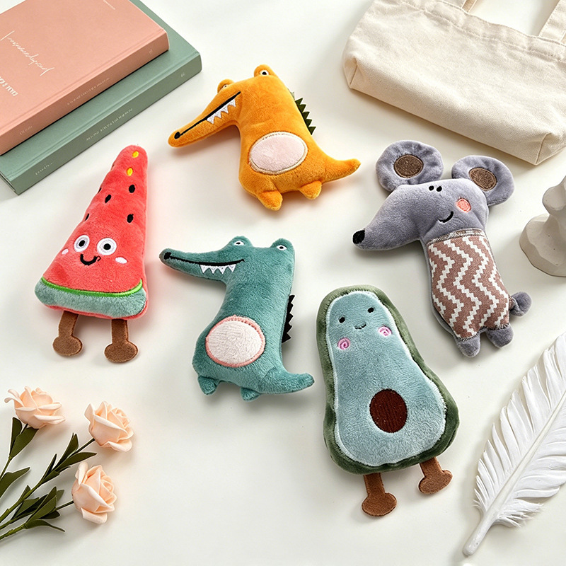 Stuffed Crocodile Doll with Embroidery, Squeaky Toy, Clothing Accessories, Hairpin, Keychain, Pendant, Brooch, and Wholesale Materials Stuffed Crocodile Doll with Embroidery, Squeaky Toy, Clothing Accessories, Hairpin, Keychain, Pendant, Brooch, and Wholesale Materials