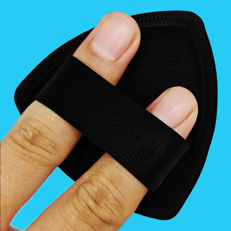 Piña negra patatas fritas puff cojín de aire algodón caramelo puff embalaje independiente esponja de cuero suave no comer polvo belleza huevo polvo suelto