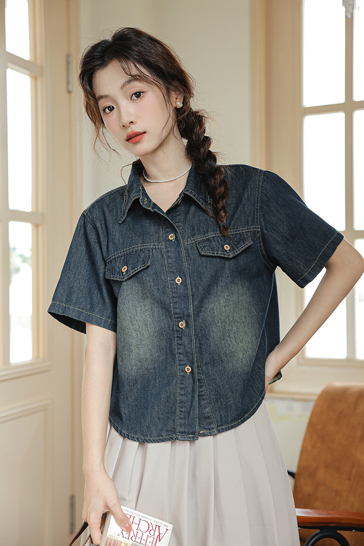 ★新品★ジョンブル★デニムシャツ★カッコ可愛い★ 楽天市場】＼クーポン有／トップス 大きいサイズ 綿100％ライト