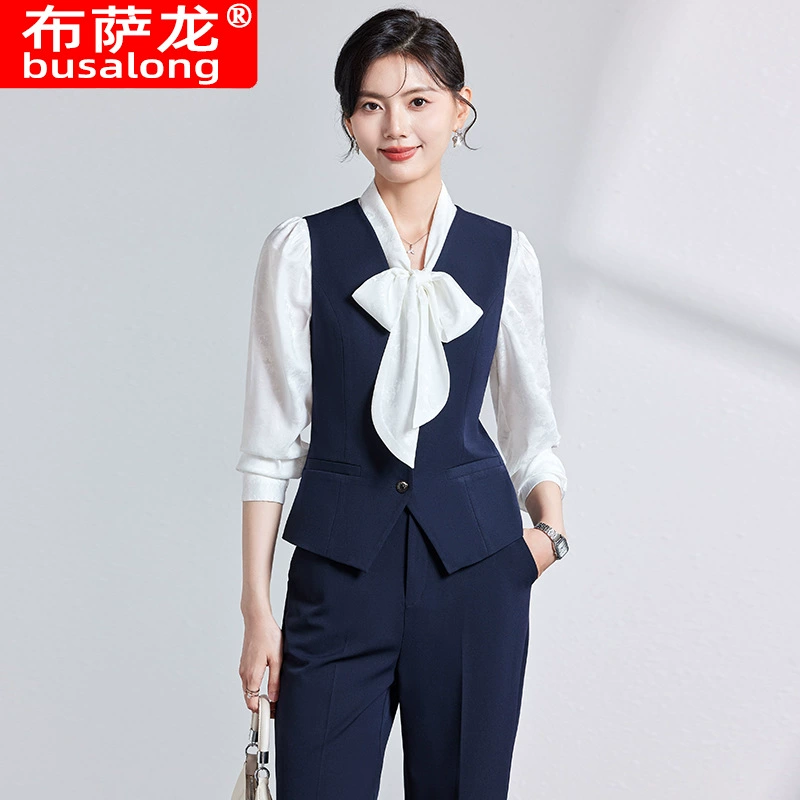 Новая профессиональная одежда в корейском стиле, женский жилет, рабочая одежда, оптовая продажа 1022