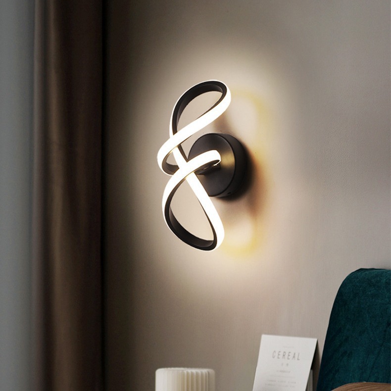 Lámpara de escritorio del armario, puerta de entrada de estilo chino, lámpara de balcón, arco cerrado, personalidad creativa, lámpara de pared simple, sombrero