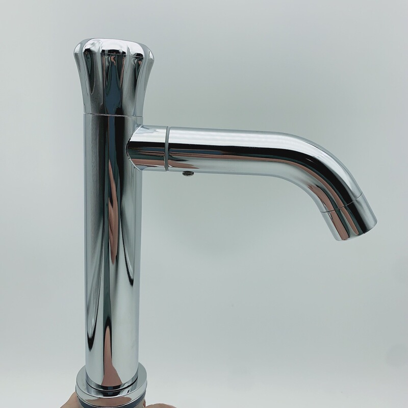 Bathroom Source factory stainless steel basin single cold water Rotating nozzle Bar 360 degrees rotatable practical faucet