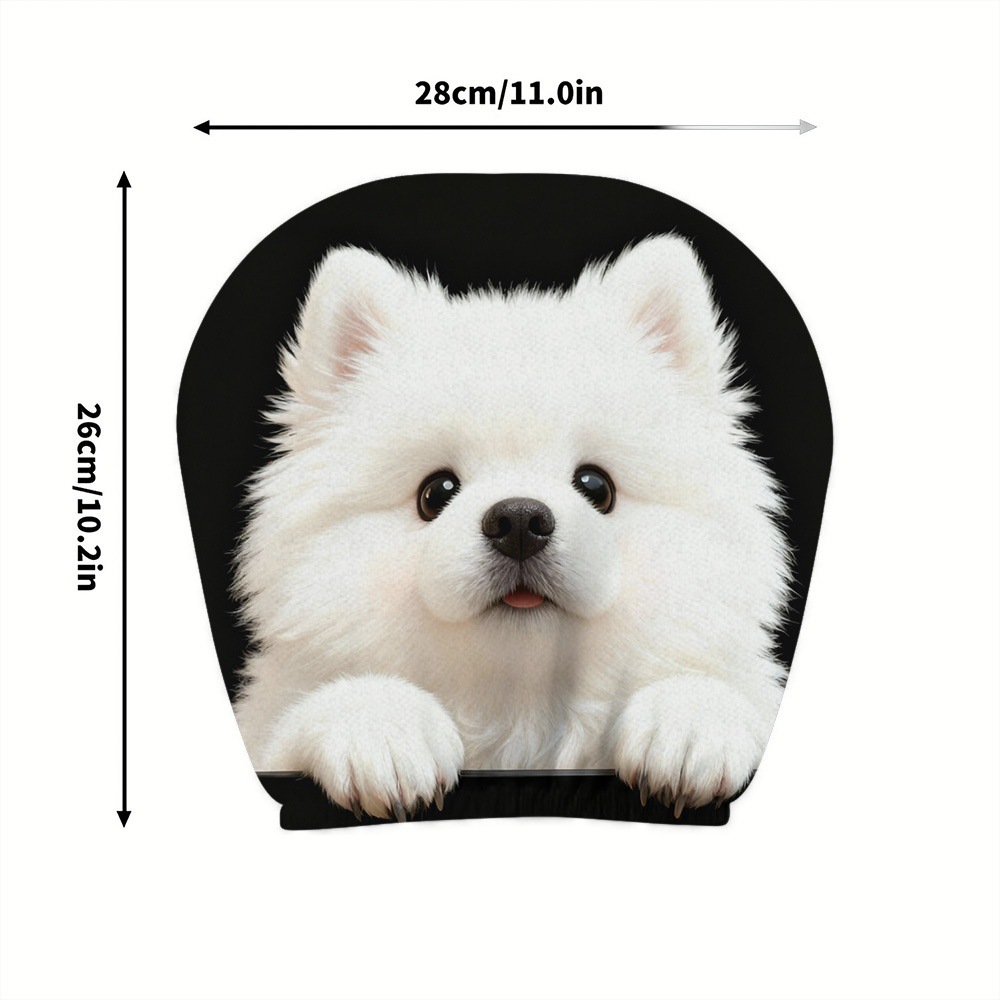 Universal Printed Headrest Covers for Cars, Various Quirky Prints, Polyester, Breathable, Antibacterial, Does Not Shrink or Become Hard