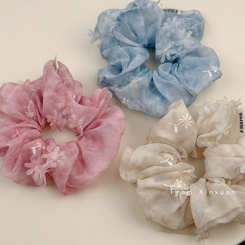 フランス式の超仙網の紗の立体の小さい花の大腸は輪の女性の気質の清新で高級感があります。|undefined