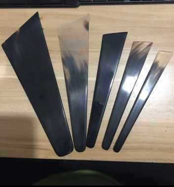 9YW牛角刮刀 抛光型 牛角楸牛角刮板刮刀 调漆刀 大漆工具