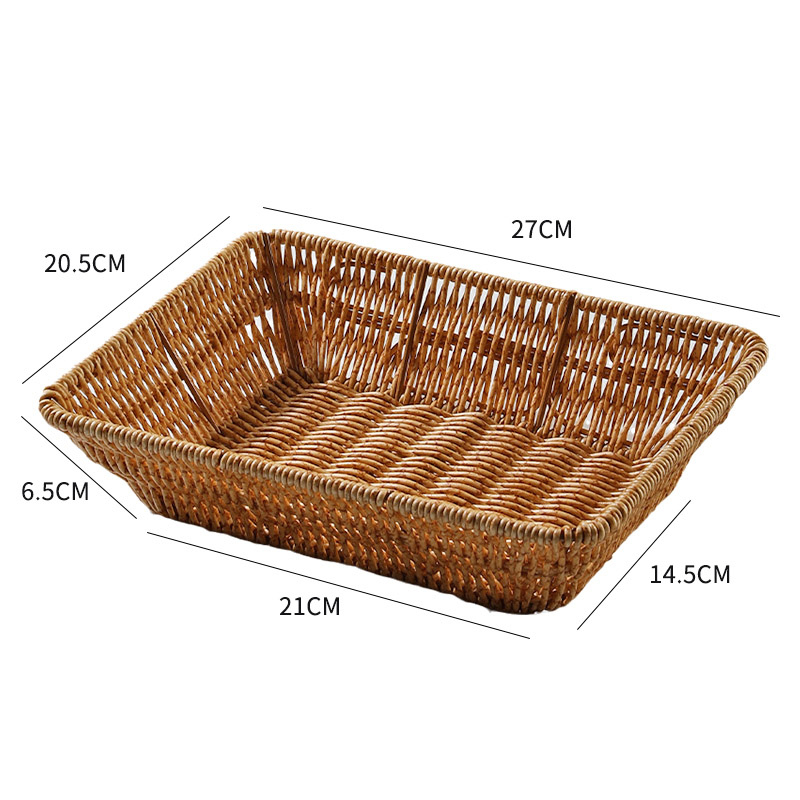 Kens Nórdico de frutas platos de comedor sala de estar mesa de té en el hogar canasta de bocadillos en línea ins canasta de bocadillos imitación de藤 nuevo