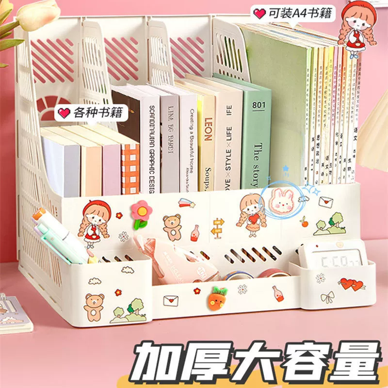 Universal capacious bookshelf for documents, storage box