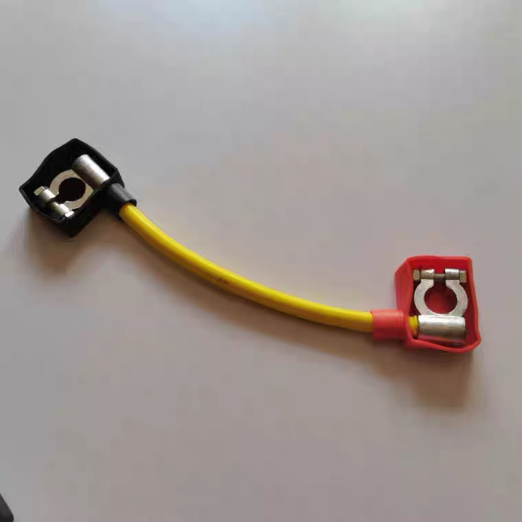 Truck battery 24V series connection line 24v battery pure copper link line with clip car battery series line