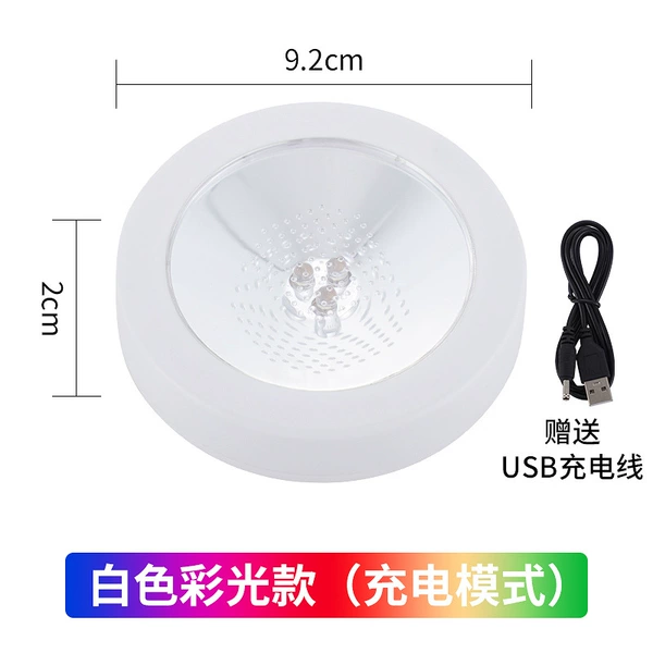 Rechargeable white + colored light