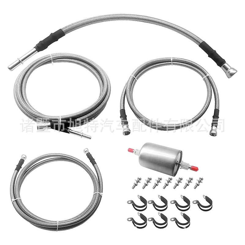 SS trenzado de la línea de combustible kit de reparación rápida 1999-03 SilveradoGas 819-840
