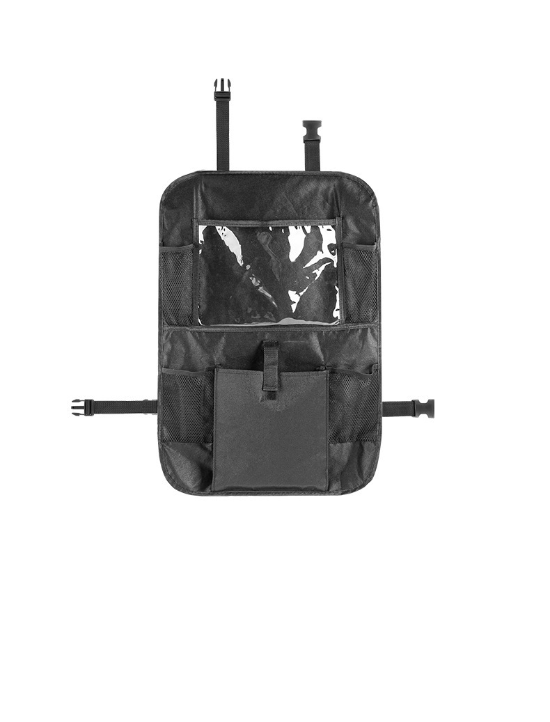 Car Storage Bag, Thickened Oxford Cloth, Foldable Flat Storage Box, Car Storage Bag, Car Seat Back Anti-Kick Pad