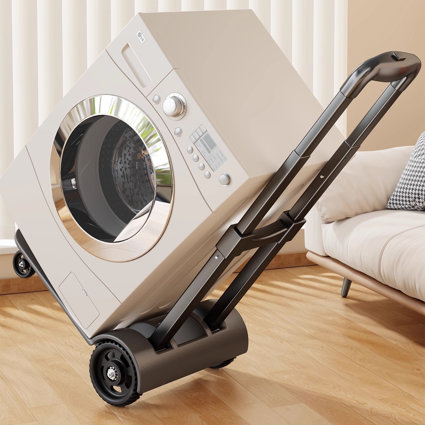 Carrito de Mano Plegable de Metal y Plástico, Portátil y Móvil, para Compras y Equipaje