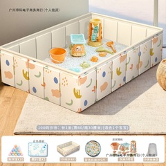 沙池儿童室内决明子玩具沙宝宝家用沙池沙滩玩具套装玩沙挖沙工