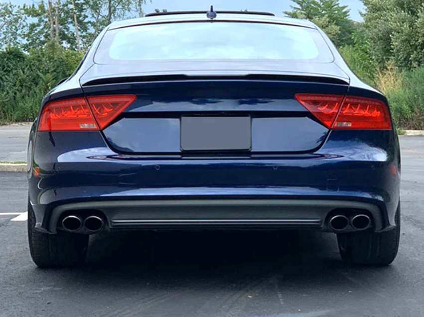 Suitable for 2012-2018 Audi A7 Rs7 Modified Rear Wing Audi A7 Blade Spoiler Without Punching and Tail Pressing