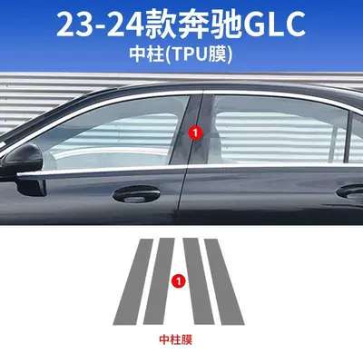 Central Control Transparent Protective Film – Car interior film - 23-26-car-door-center-pillar-film