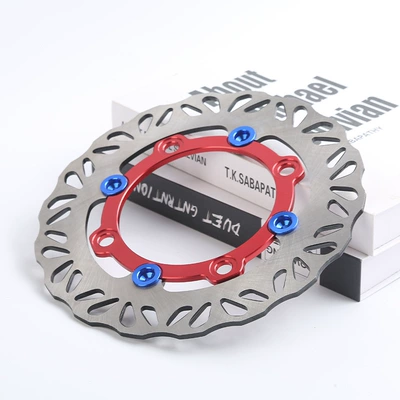 Brake disc/brake drum a red inner ring, CNC