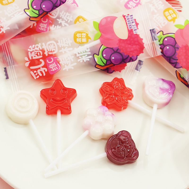 乳酸菌維cロリポップ子供用キャンディーかわいいスタイリングミックスフルーツ味ハードキャンディーカジュアルスナック年用品卸売|undefined