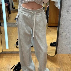 IuIu スウェットパンツ レディース 2025 春秋新作 ヨガパンツ マイクロフレア ストレート 万能 ハイウエスト スリム スポーツ カジュアル パンツ