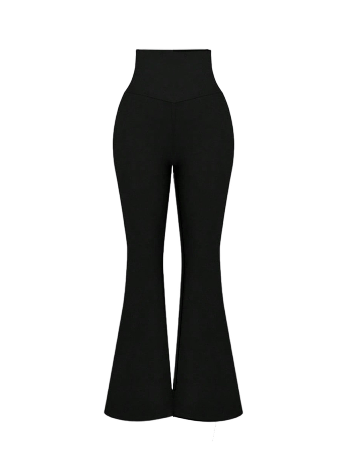 Women's Clothing High-Waisted Flared Pants Women's Spring/Summer Casual Sportswear Cropped Short-Sleeved Multi-Occasion Style_ecoleips.com