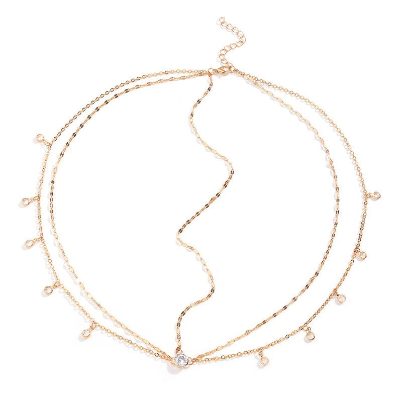 Cadena de frente de diamante de novia colgante multicapa para mujeres brillante joyas de cabello de moda europea y americana de alta calidad accesorios de vestido de boda