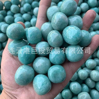 天然天河石滚石tumble厂家批发亚马逊大颗粒把玩随形儿童玩耍礼物