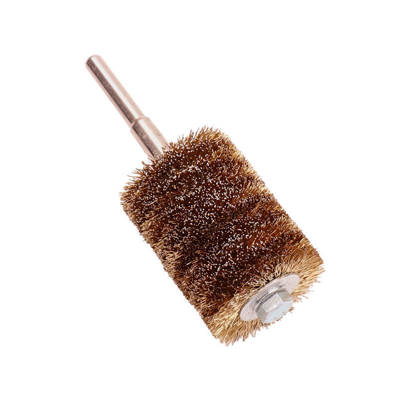 加厚钢丝刷圆形轮除锈刷子电动钢丝刷头金属抛光打